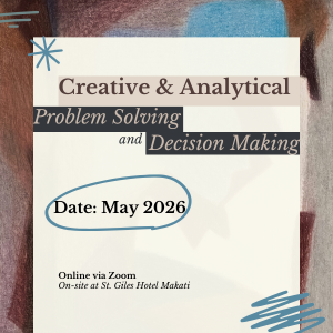 Creative and Analytical Problem Solving and Decision Making